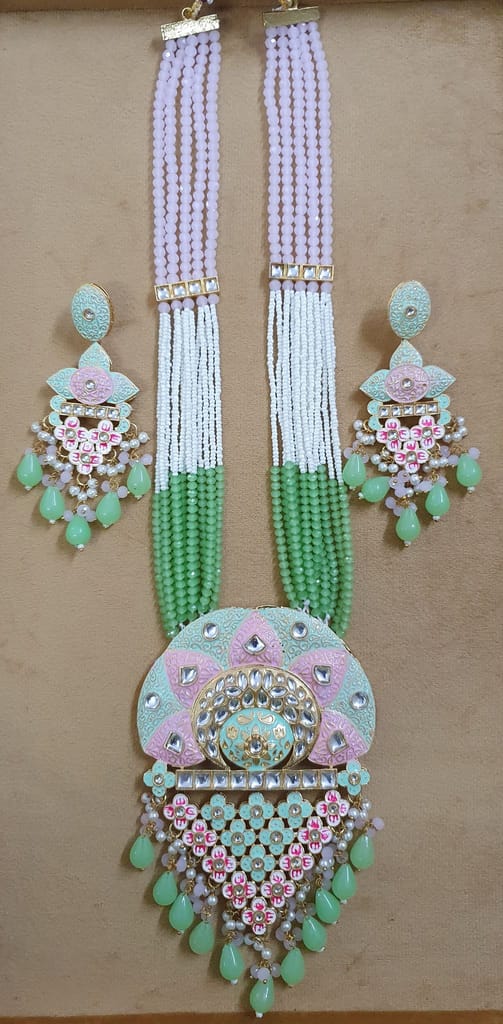 Kundan Beautiful Designer Necklace view 2
