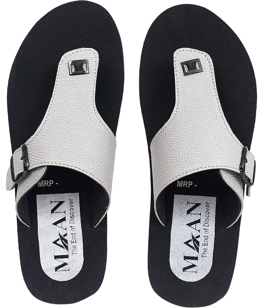 MAAN Black Men's Thong Flip Flop view 2
