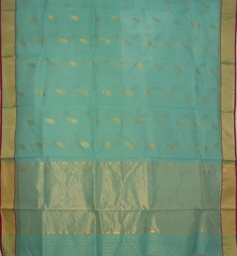 Handloom Chanderi Silk Cotton Saree view 2