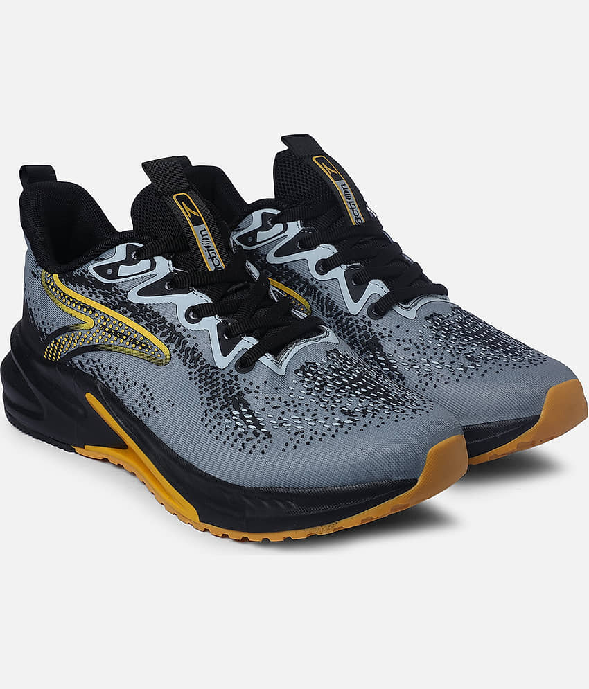 Action Sports Shoes For Men Gray Men's Sports Running Shoes view 2