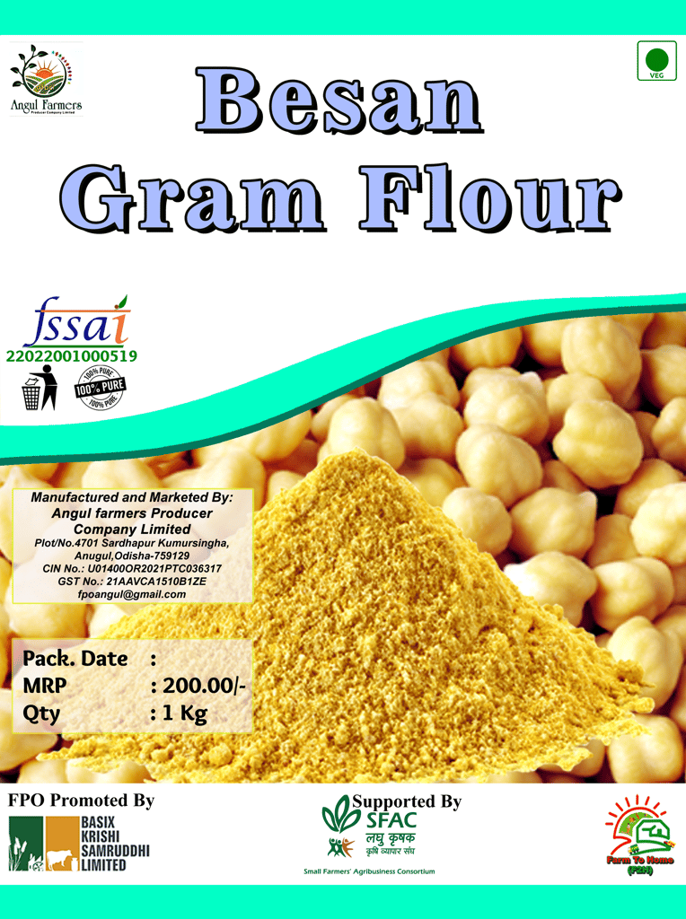 Gram Flour (Besan) | Channa Besan | 1 Kg (pack of 2) view 2