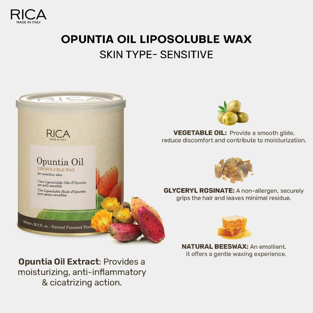 Rica Opuntia Oil Liposoluble Wax (800 ml) view 2