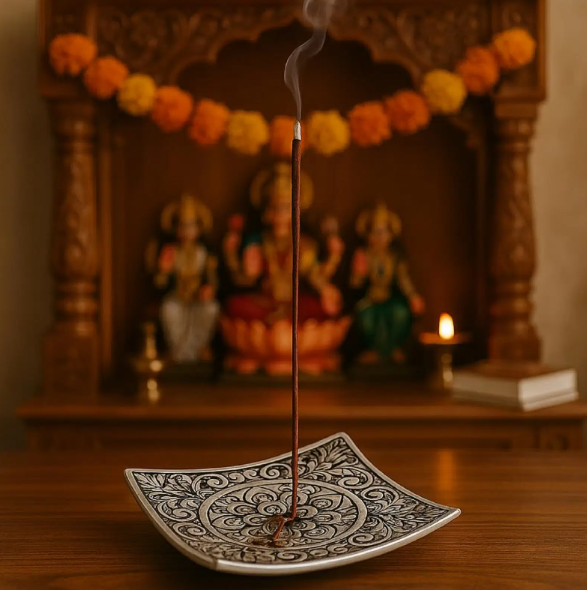 forral Incense Stick Holder Black 200 gm ( Pack of 1 ) view 2
