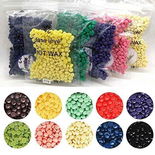Elecsera Hard Body WaxBeans Bag Removal Cream Wax Beans Depilatory BodyHair Epilation Removal,100gm(Pink) Multicolour view 2
