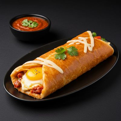 Chilli Paneer Roll