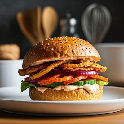 Veg Crispy Burger