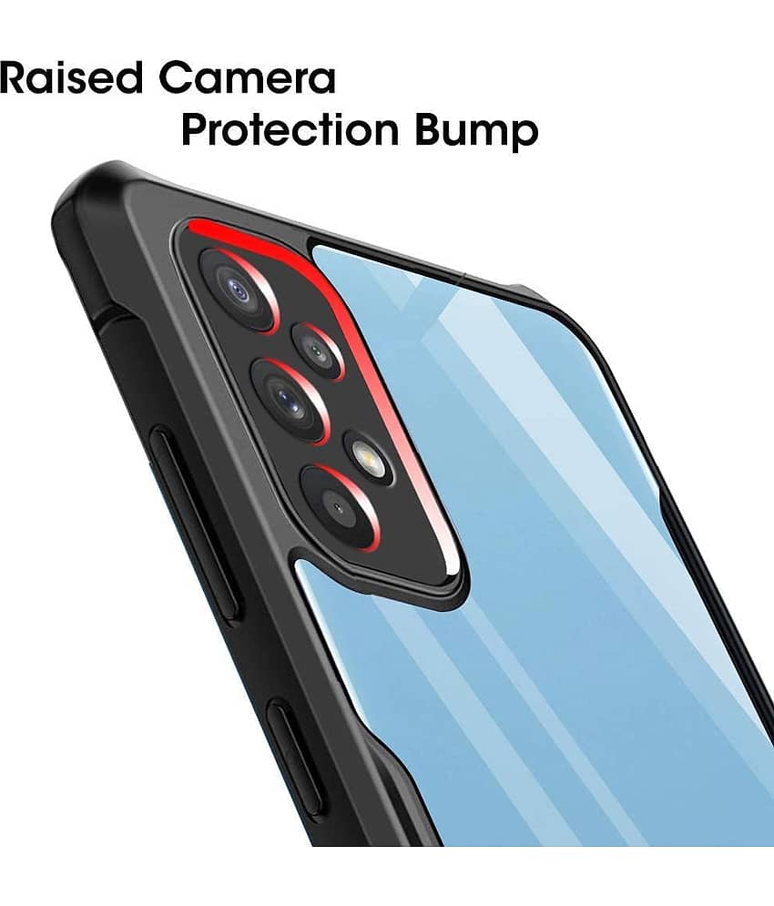 BEING STYLISH - Black Silicon Defender Series Covers Compatible For Samsung Galaxy A33 5G ( Pack of 1 ) view 2