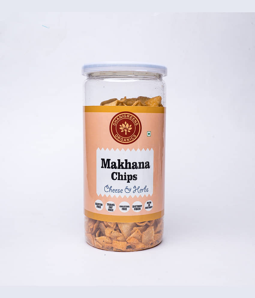 DHANIGREENS ORGANICS Makhana Vegetable Chips 150 g