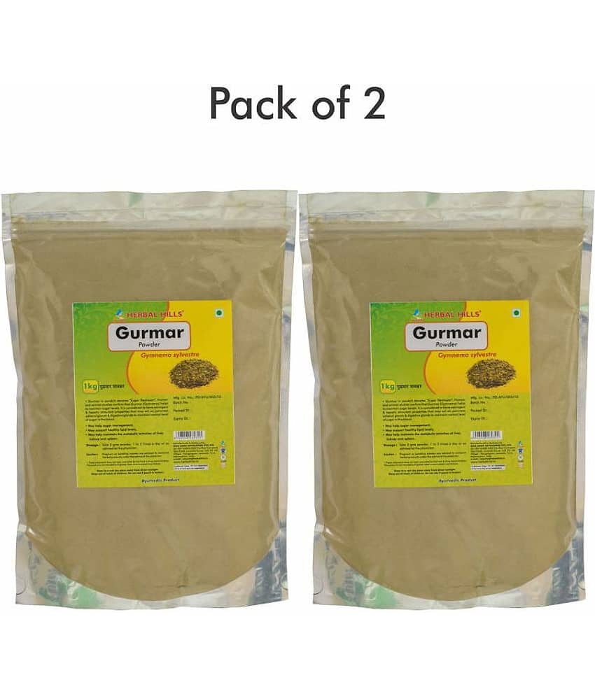 Herbal Hills Gurmar Powder 1 Kg Pack of 2
