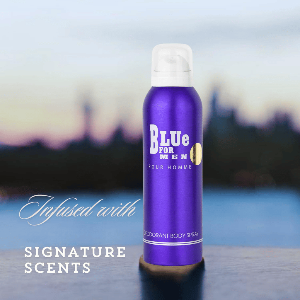 Blue For Men Long Lasting Luxurious Premium Deo 200 ml view 2