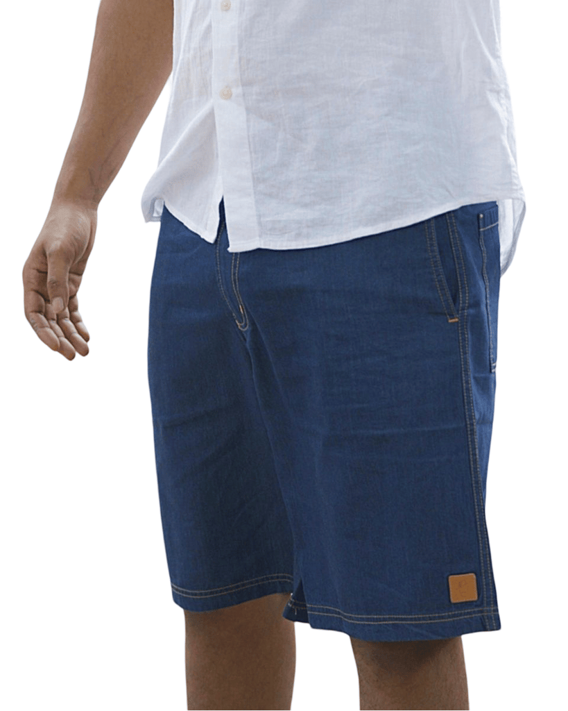 Johnny Gorkha Men's Denim Shorts | 100% Cotton Fabric view 2