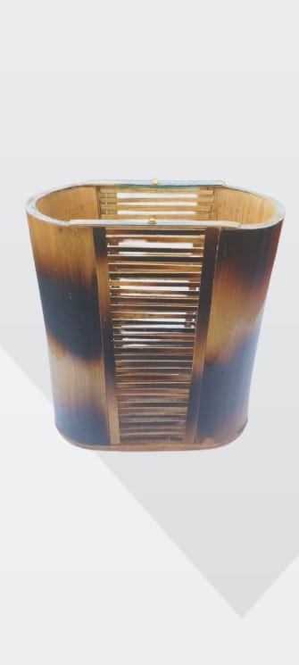 Handmade Wooden Pen Holder view 2