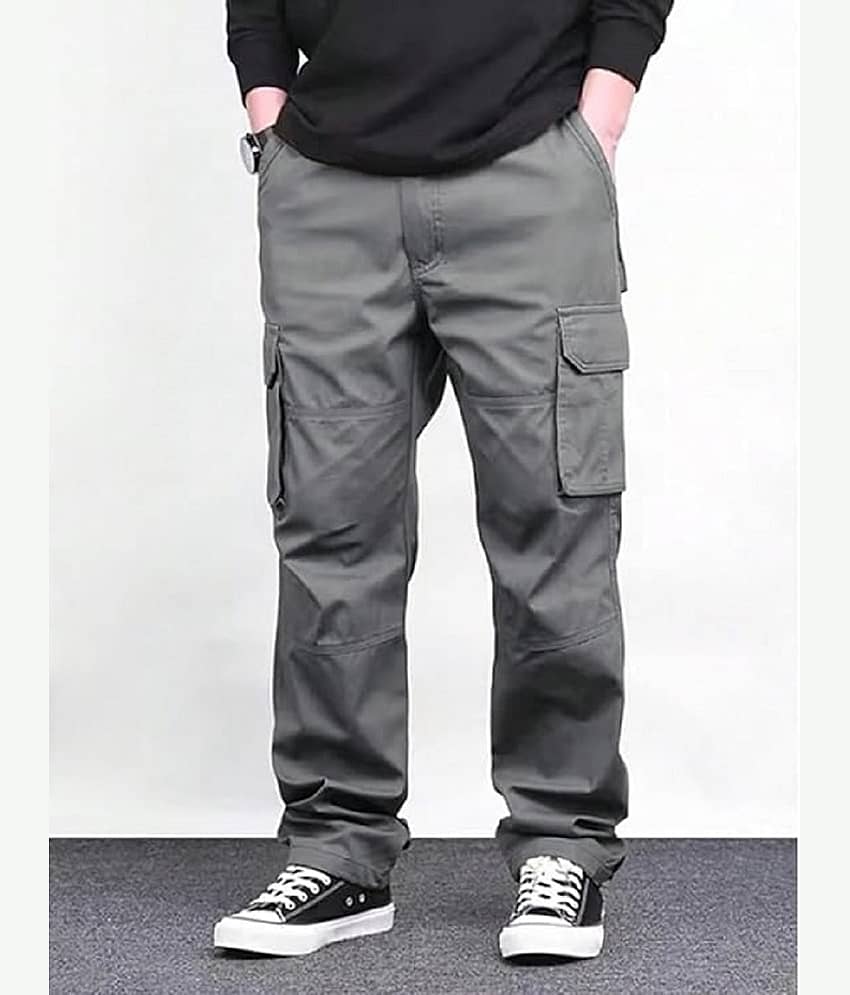 DWIDEN Loose Men's Cargos - Dark Grey ( Pack of 1 ) view 2