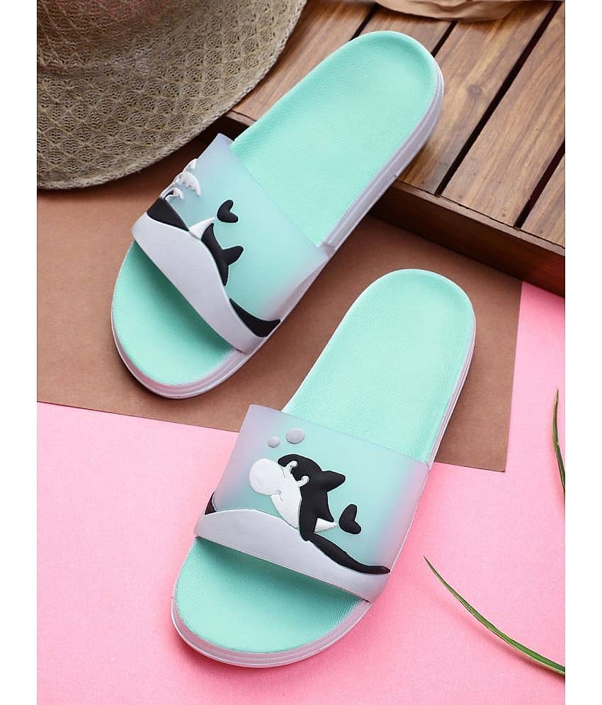 Pampy Angel - Blue Women's Slide Flip flop view 2