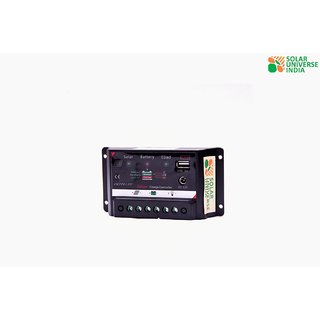 SUI Solar Charge Controller with LED display 12V 20 amps PWM Smart Controller view 2