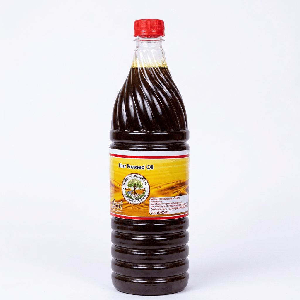 Satvik Pure Kacchi Ghani Mustard Oil view 2