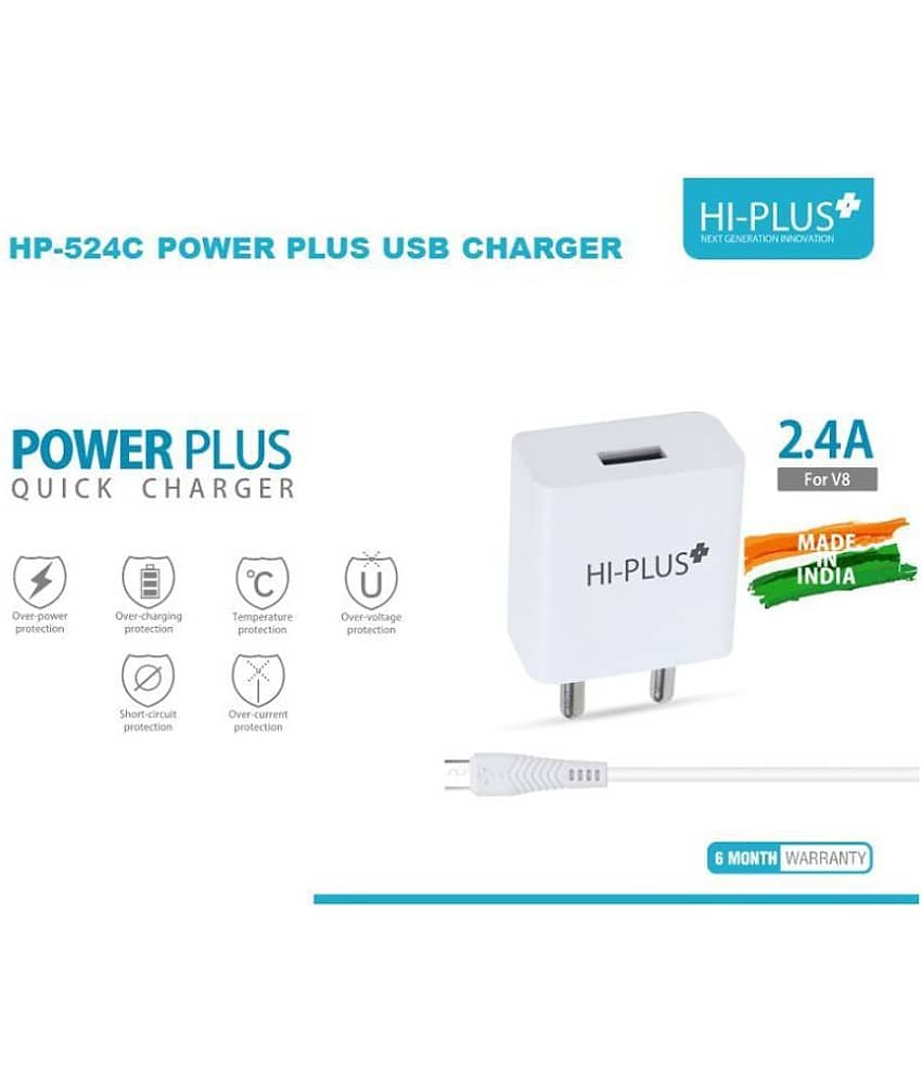 HI-Plus 2.4A Wall Charger