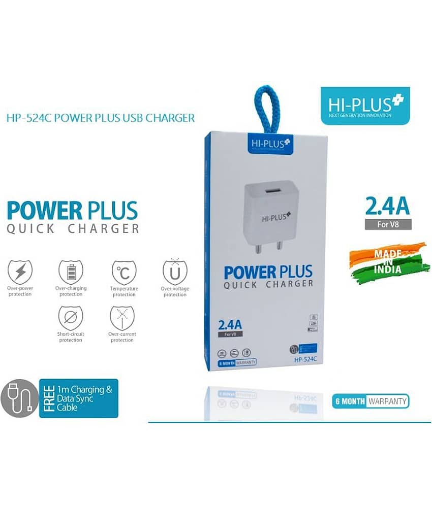 HI-Plus 2.4A Wall Charger view 2