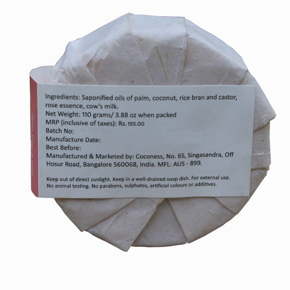Coconess Rose & Milk Soap - 110 g view 2