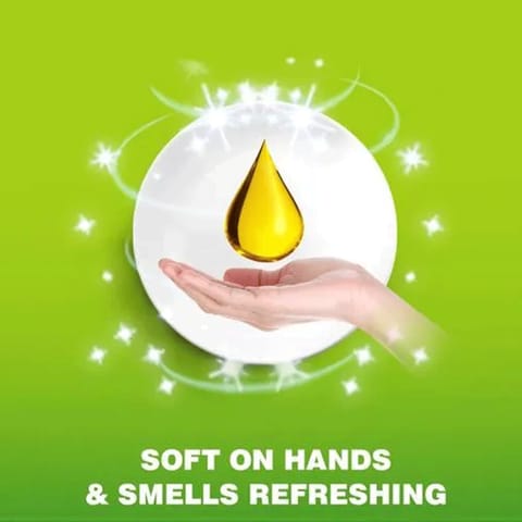 Vim Drop Dishwash Liquid Lemon, 225 ml Bottle view 2