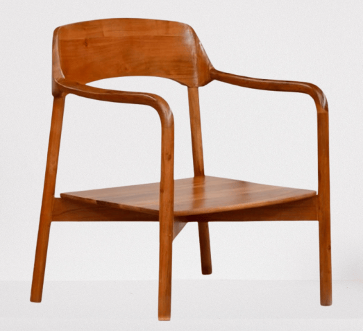 Jamani art craft;; Acacia Wood Dining Chair and arm chair view 2
