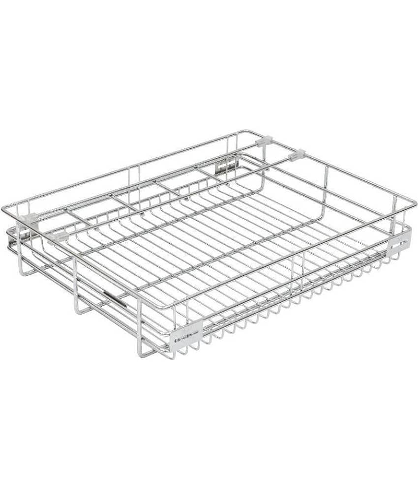 Raja Silver Stainless Steel Rack Basket