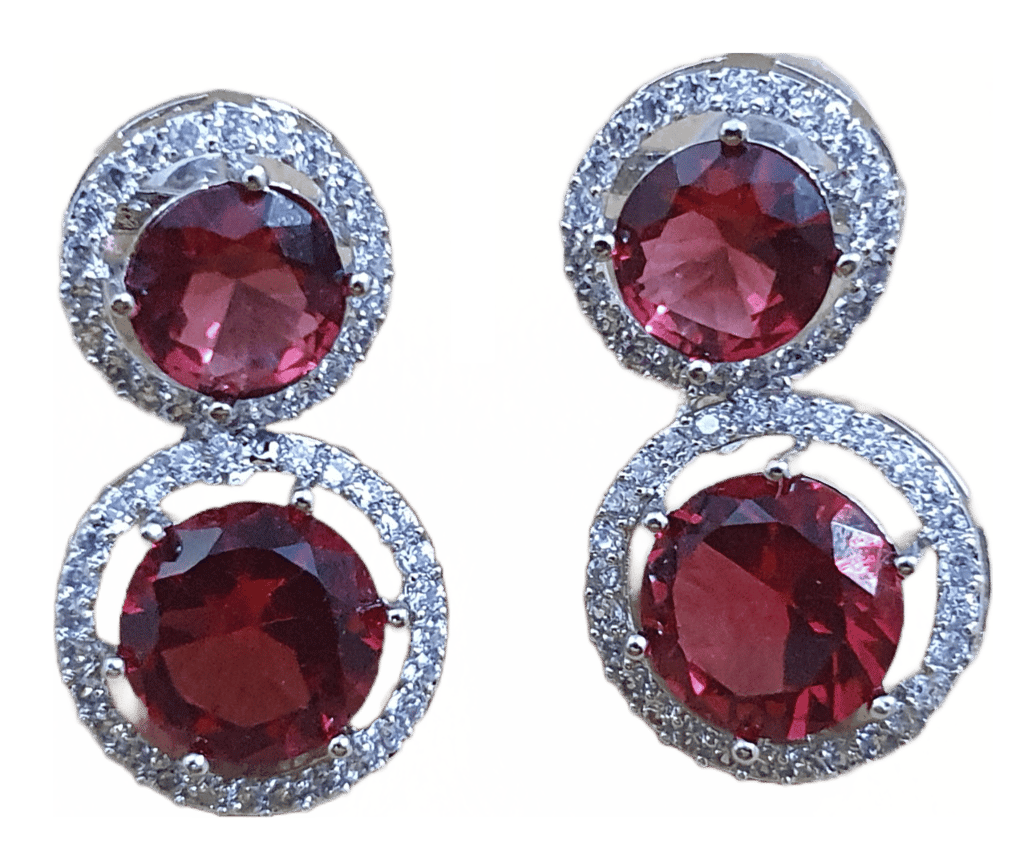 American Diamond Beautiful Studs Earrings view 2