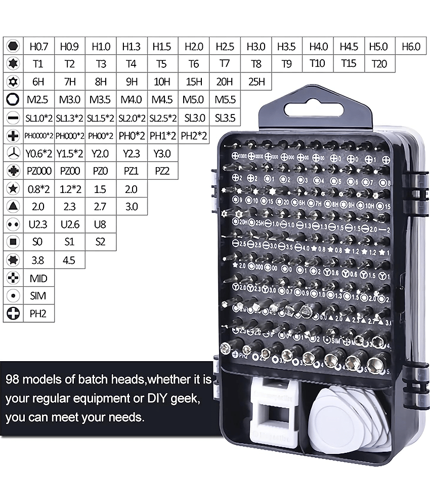 BD 115 Pcs Screwdriver Set view 2