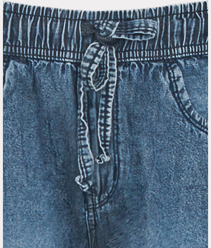 plounge Blue Denim Men's Denim Shorts ( Pack of 1 ) view 2