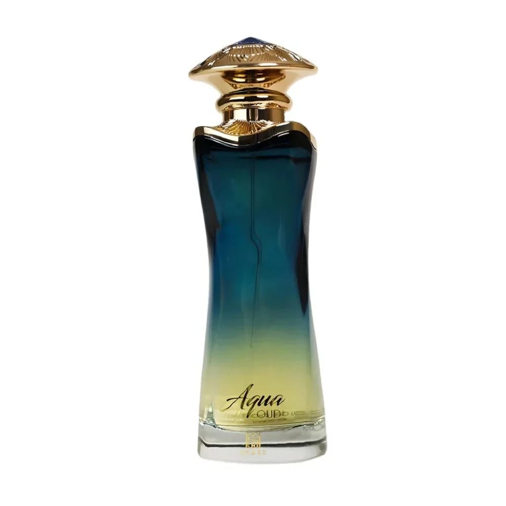 Ahmed Al Maghribi Aqua Oud Eau De Parfum 90ml for Men Premium Luxury Long Lasting Fresh Aquatic Oud Woody Aromatic Designer Fragrance view 2