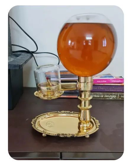 Akhand Deep - Oil Model - 1 Ltr. ( NOT FOR GHEE ) view 2
