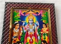 Buy Lord Vishnu with family HD quality photo frame view 2