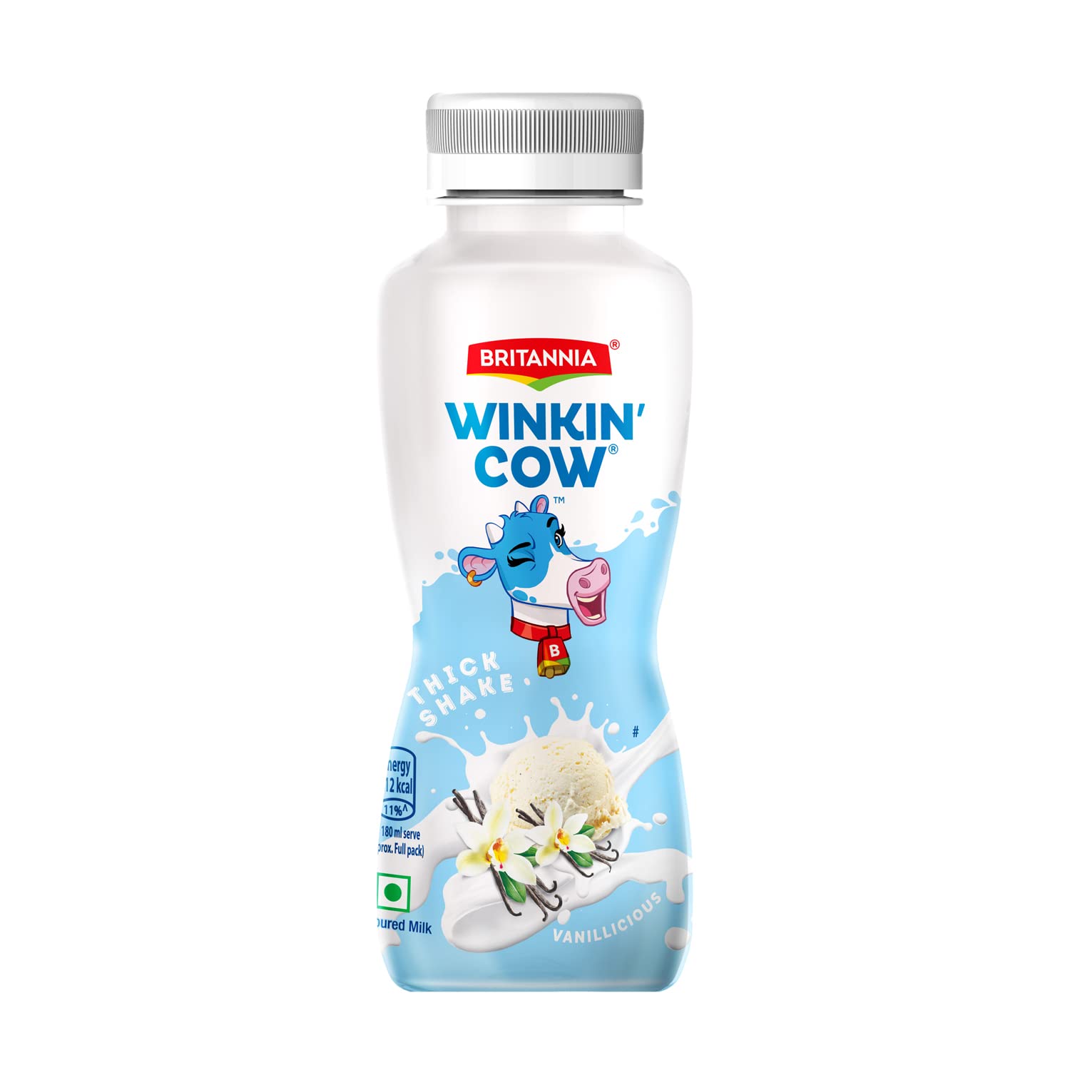 Britannia Winkin Cow Vanilla Pet 180ml