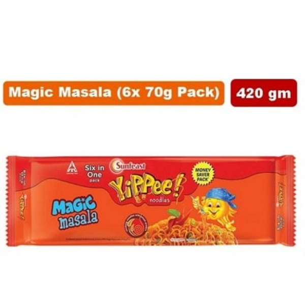 Sunfeast Yippee Magic Masala Noodles 420 Gms