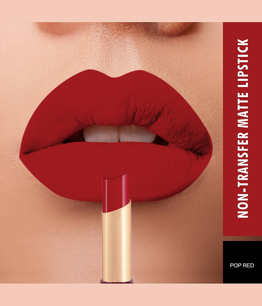Swiss Beauty Waterproof, Non-Transfer Lipstick (First Love), 2gm view 2