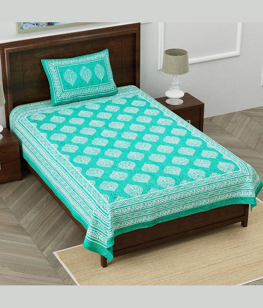 unique choice Cotton Single Bedsheet ( Red )
