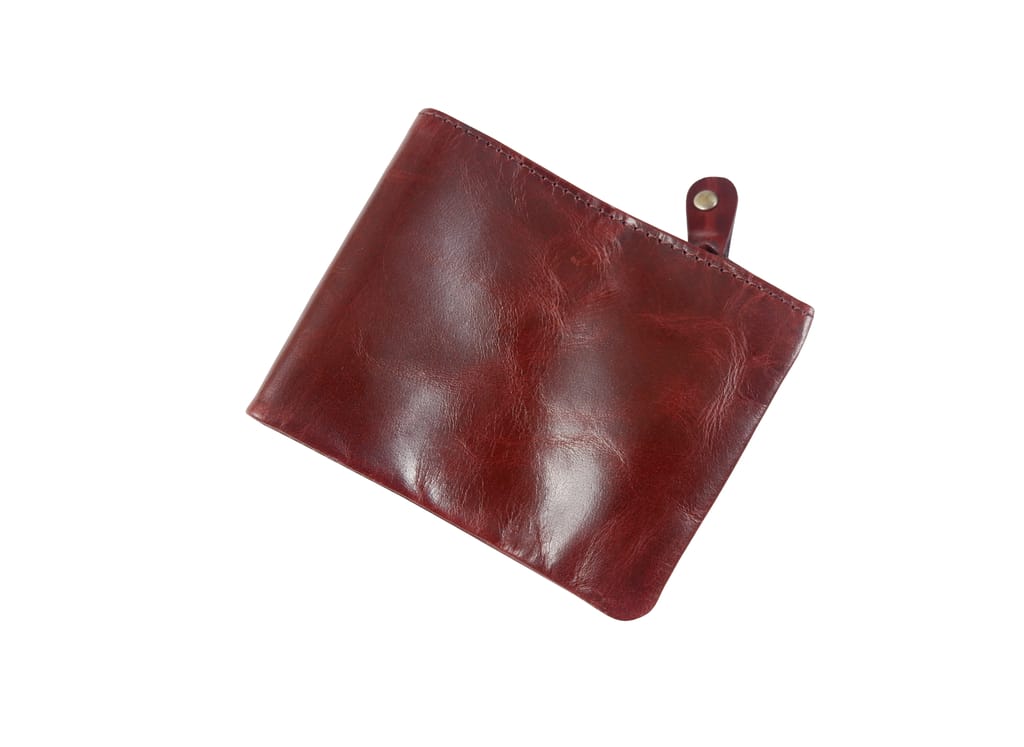 Vital King Men Trendy Red Genuine Leather RFID Wallet (6 Card Slots) view 2