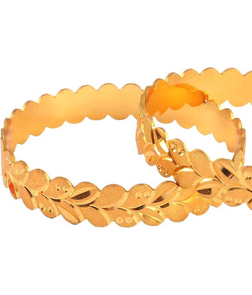 Jewar Mandi - Gold Bangle ( Pack of 2 ) view 2