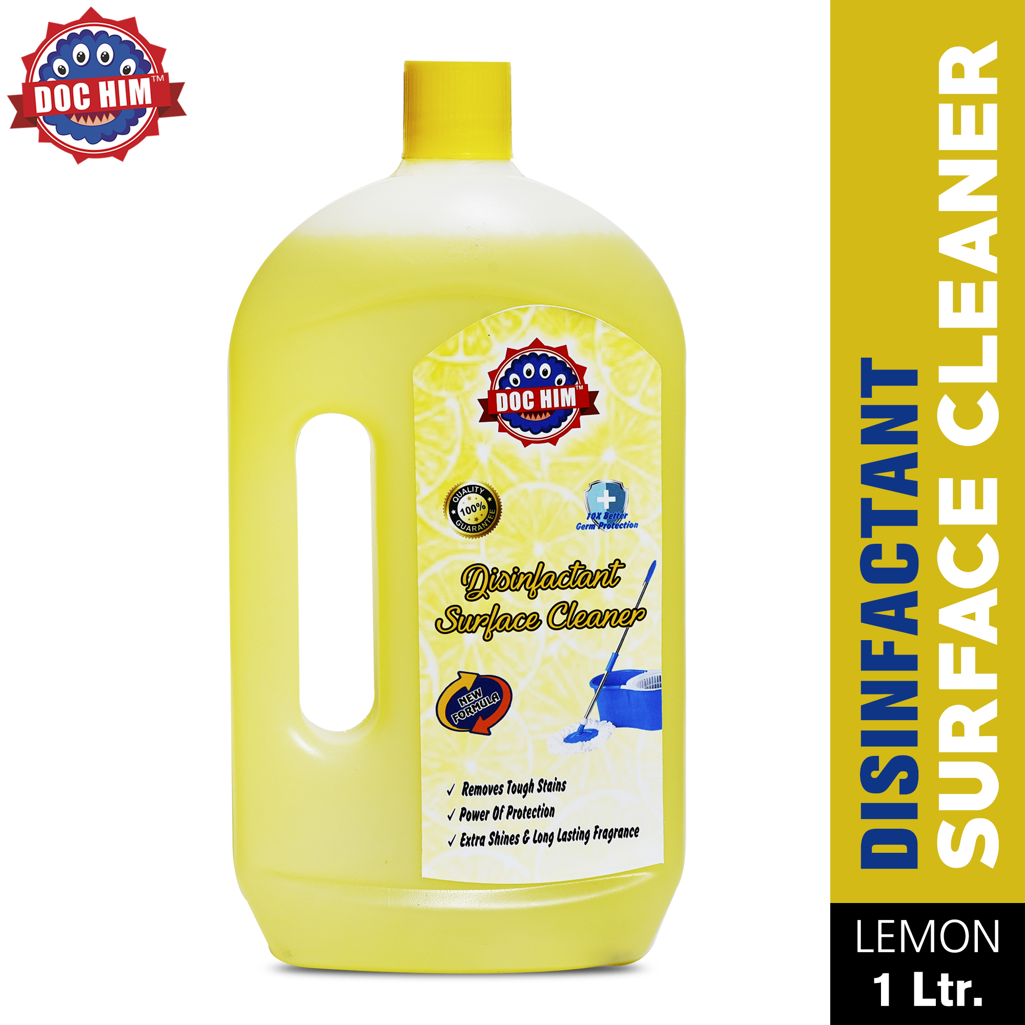 Doc Him Lemon Disinfectant Surface Cleaner 1000 ML | 1 Litre