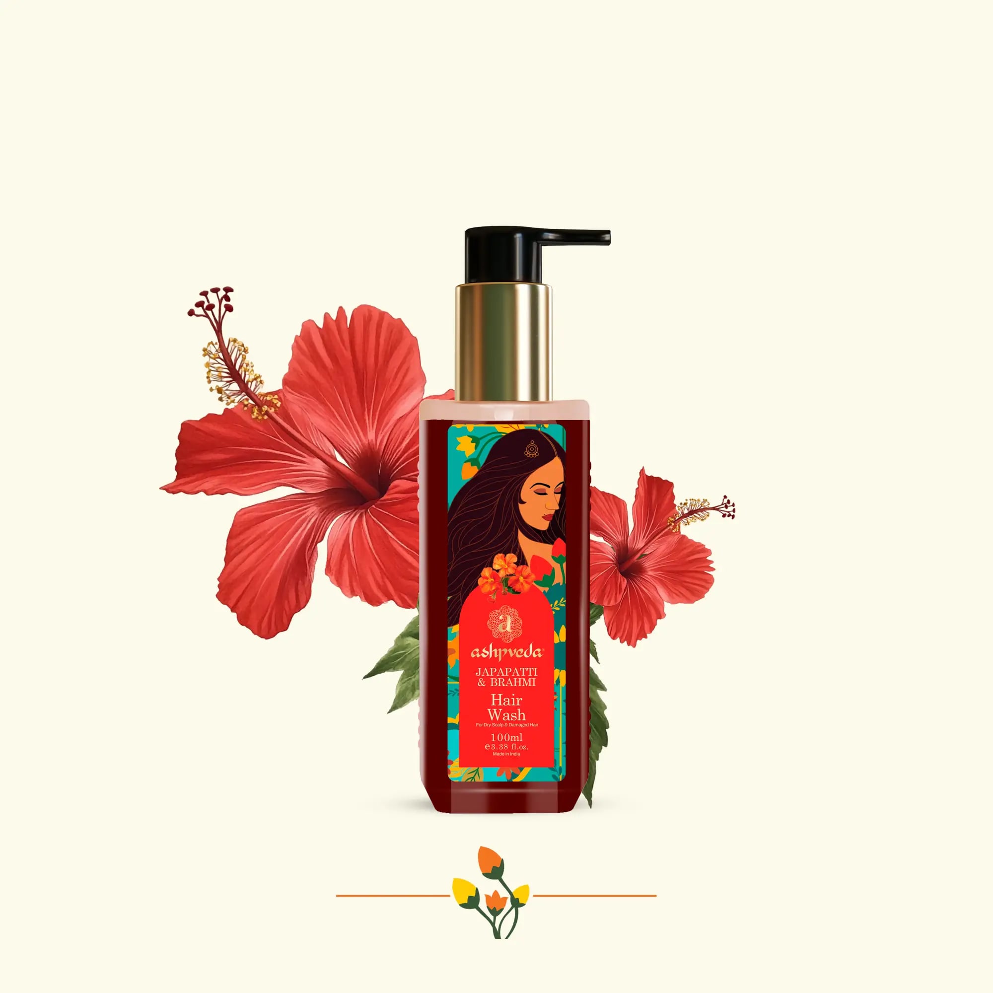 Japapatti & Brahmi Hair Wash - 200 Ml view 2