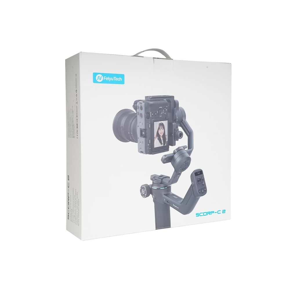FeiyuTech SCORP-C2 Gimbal Stabilizer DSLR and Mirrorless Camera, Camera Gimbal with Built-in AI Tracking, Native Vertical Shooting, 3.5kg/7.72lbs Payload for Canon/Sony/Panasonic/Nikon/Fujifilm view 2