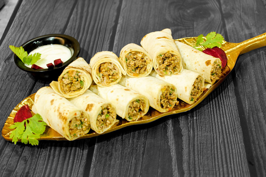 Chicken shawarma 5 rolls [10 pcs]