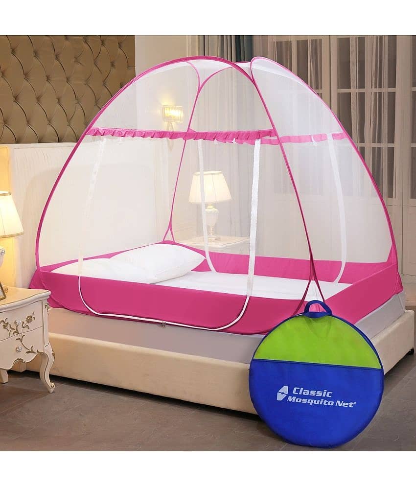 Classic Mosquito Net, Machardani King White Plain Mosquito Net, Machardani