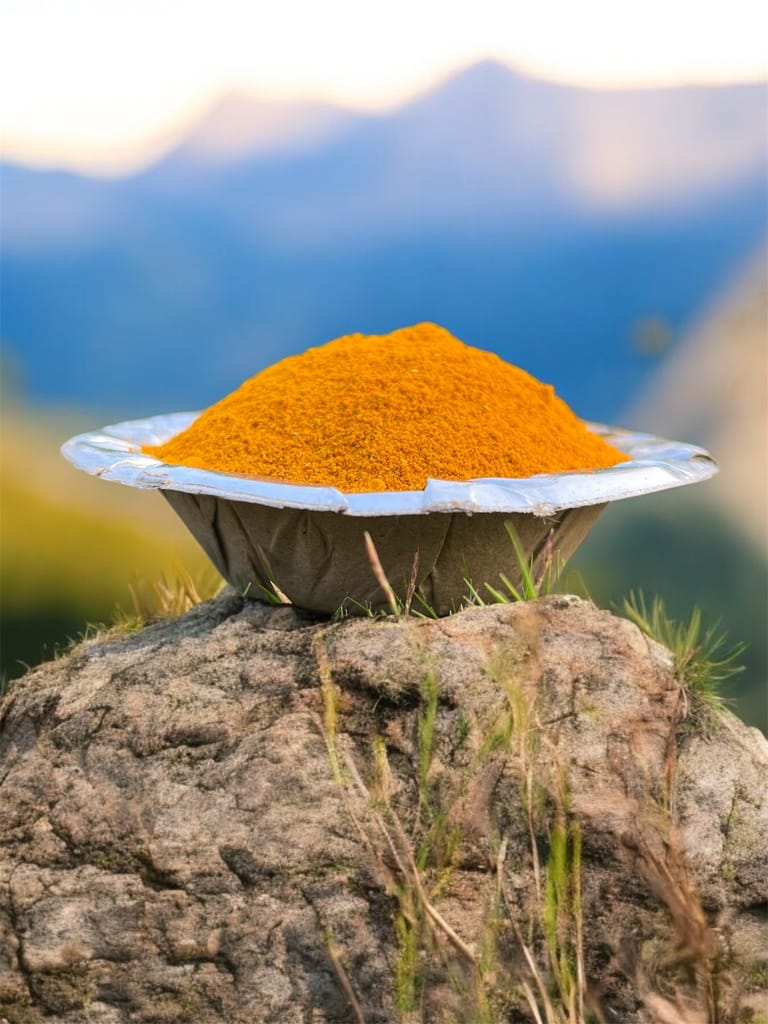 Natural Turmeric Powder - Grown Without Synthetic Pesticides - 100% Natural Taste and Color - Gluten Free - Antioxidant - Immunity Booster view 2