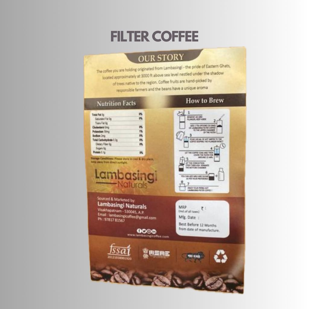 Filter Coffee - Classic Blend, Single-Origin, South Indian Filter Coffee view 2