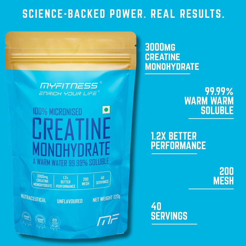 Myfitness Creatine Powder | Pure Micronised Creatine Monohydrate | Pre Workout For Men & Women | Unflavoured Supplement | view 2