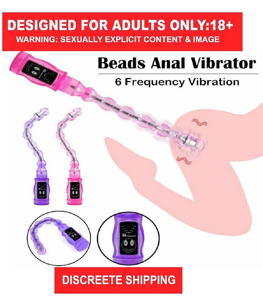 COB ANAL SEX TOY WATERPROOF 6 HIGH SPEED BEADS VIBRATOR- VIBRATING ANAL BEADS- PLEASURE BEADS BUTT PLUG VIBRATOR- ANAL SEX TOY MASSAGER FOR COUPLE - By Crazynyt