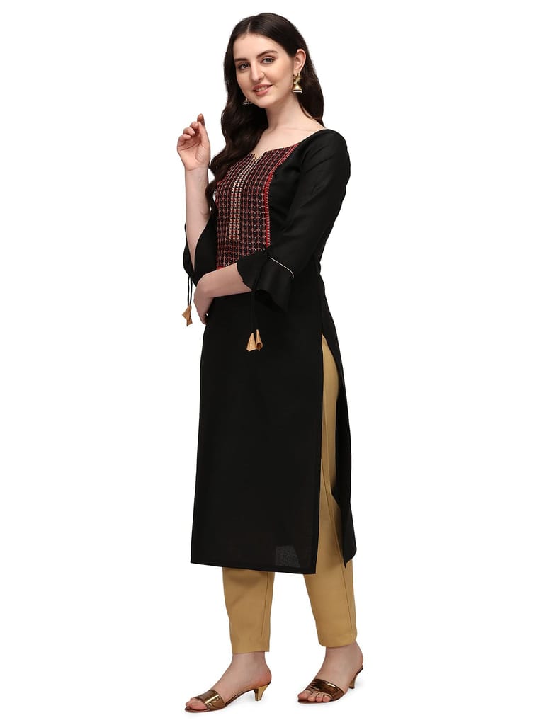 Florence Women's Cotton Regular Fit Dress kurti view 2