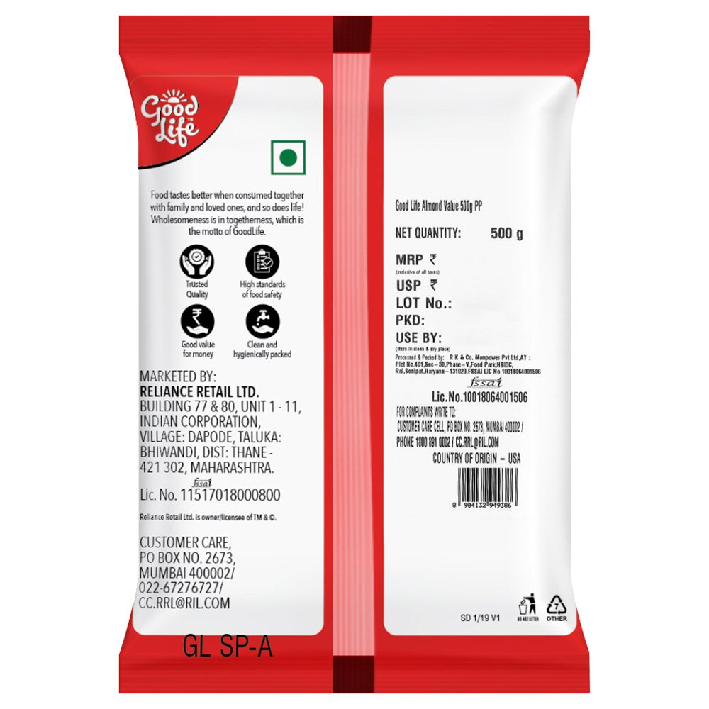 Good Life Value Almond 500 g view 2