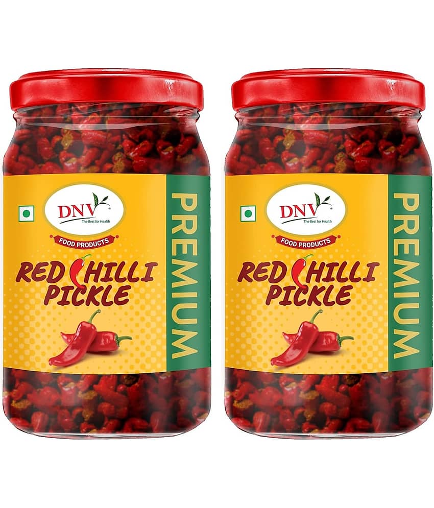 DNV Premium Red Chilli Pickle 200 g Each Pack of 2